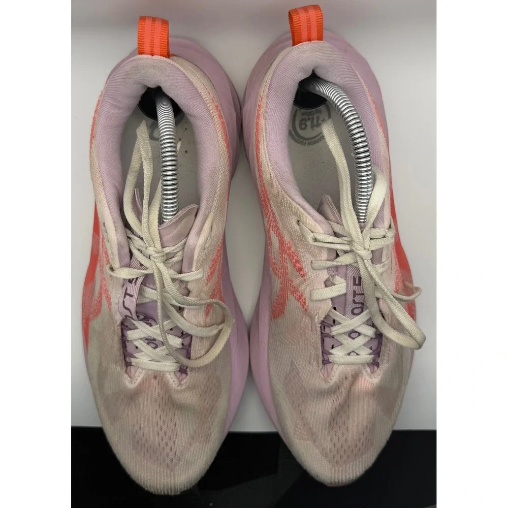 Asics Novablast 4 Running Shoes Womens 10.5 Pink 1012B765 Good FF Blast Plus Eco